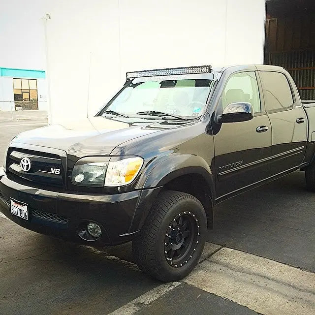 2000 - 2006 Toyota Tundra Double Cab 50" Curved LED Light Bar Roof Mounts GGLighting