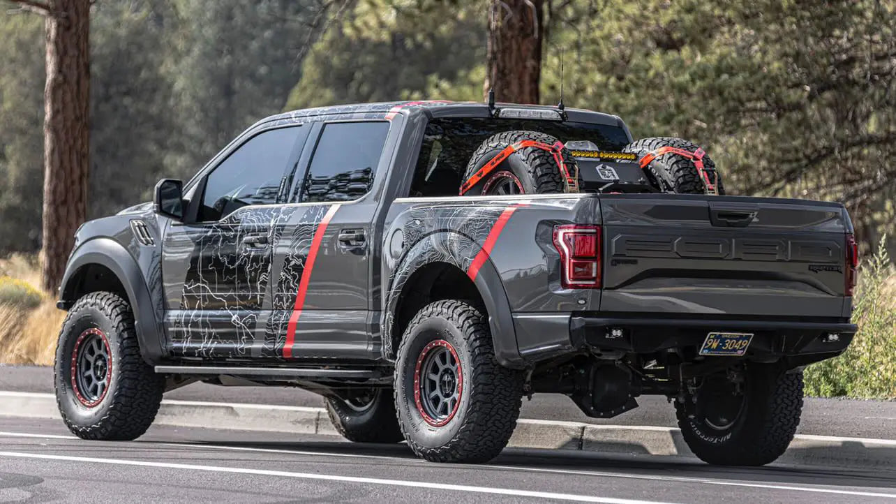 2" Red Dazzle Y Strap Alpine Offroad