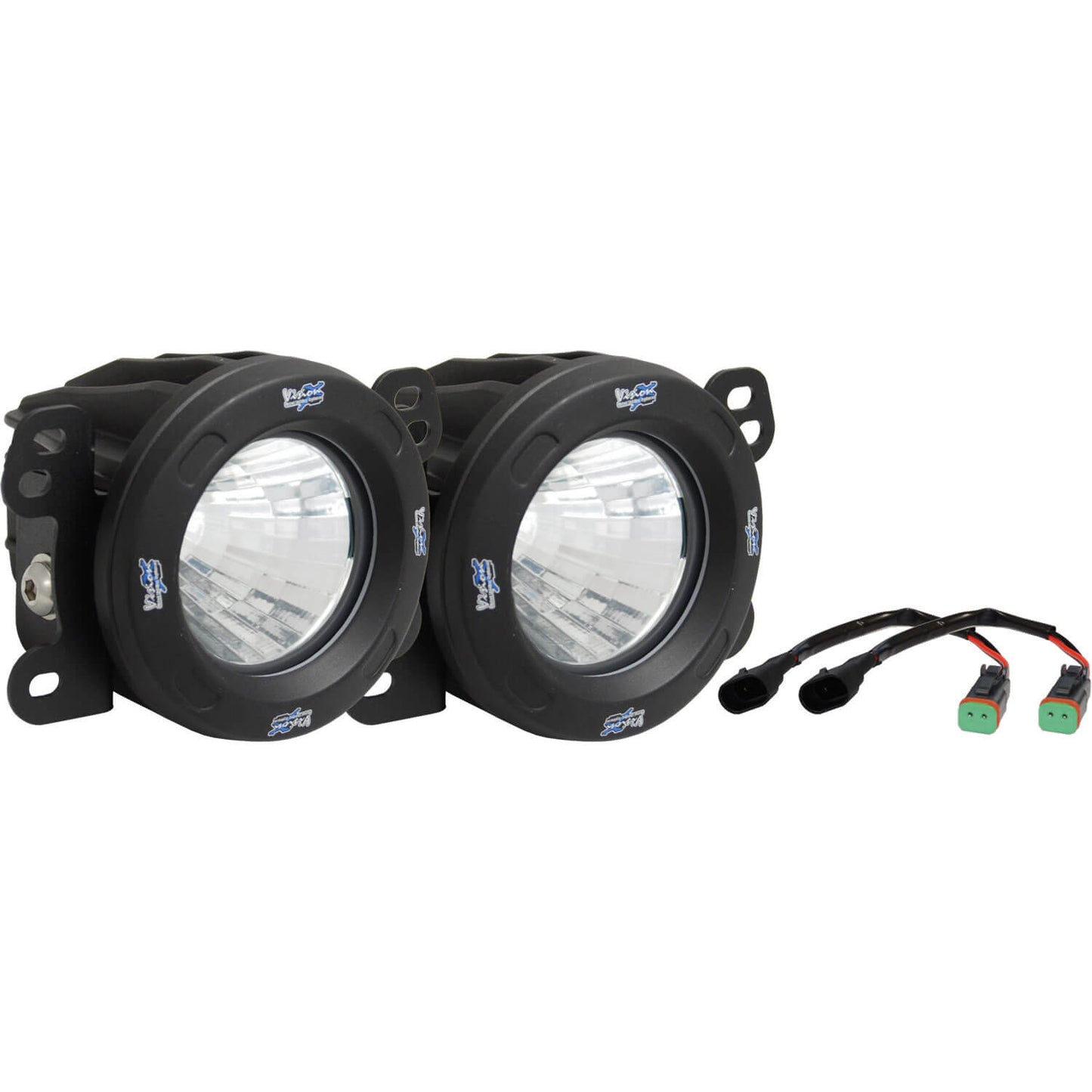 2007-2009 Jeep JK Fog Light Upgrade Kit (with Optimus LED Light)