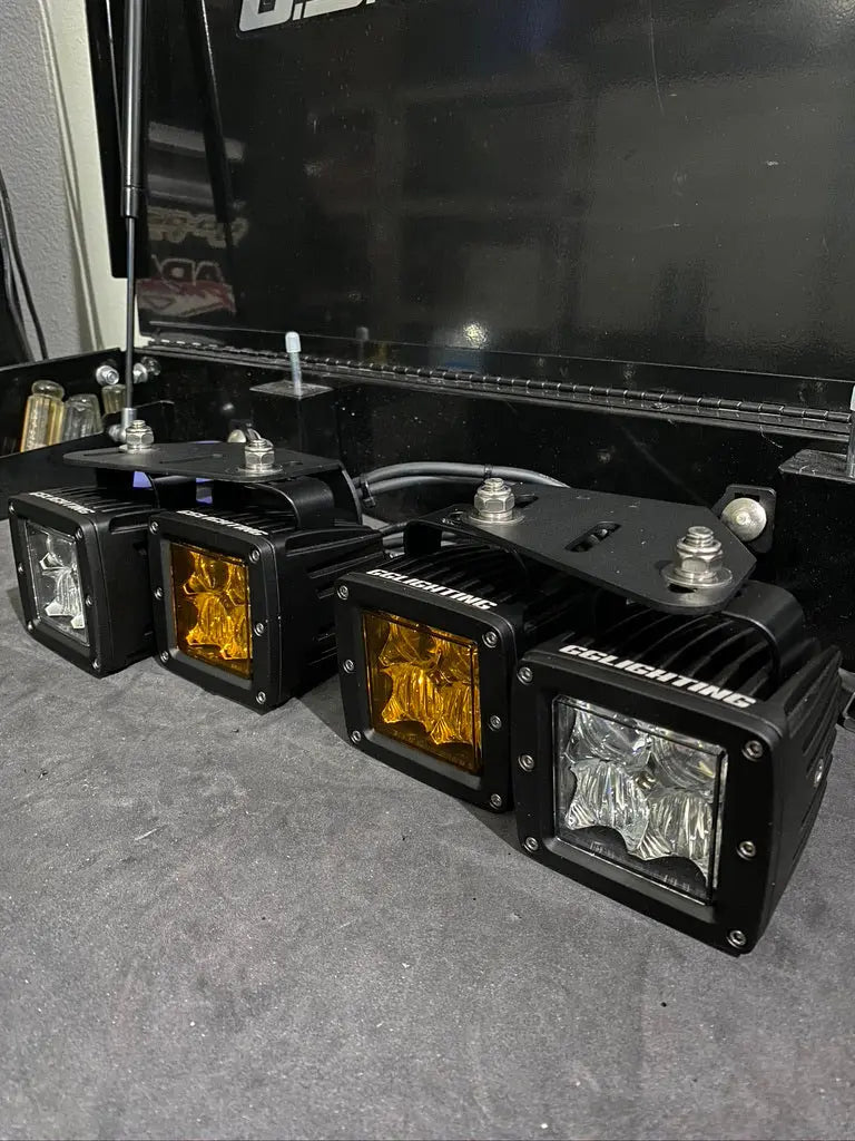 2014-2015 Silverado 1500 Fog Light Pod Brackets GGLighting