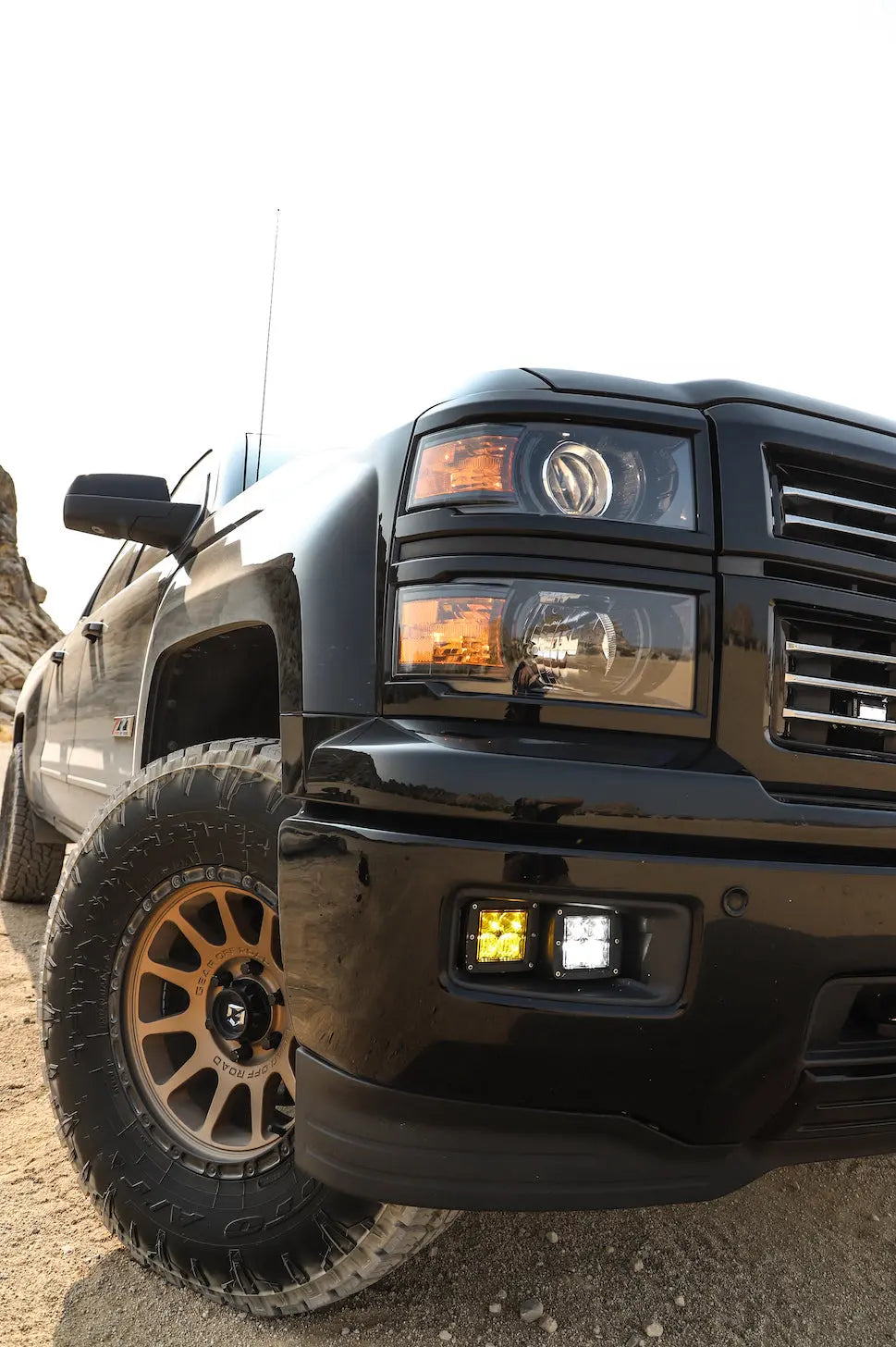 2014-2015 Silverado 1500 Fog Light Pod Brackets GGLighting