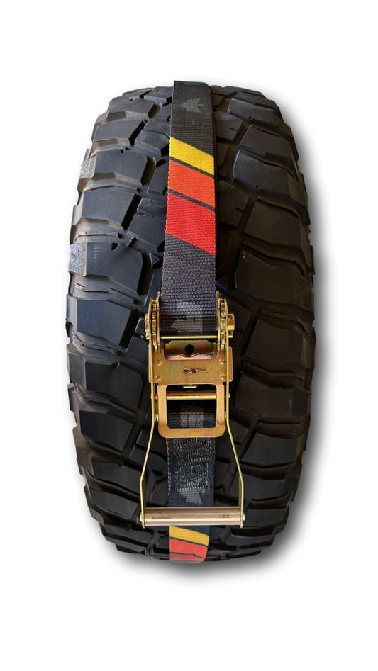 Retro Tire Tie Down (Single Strap)