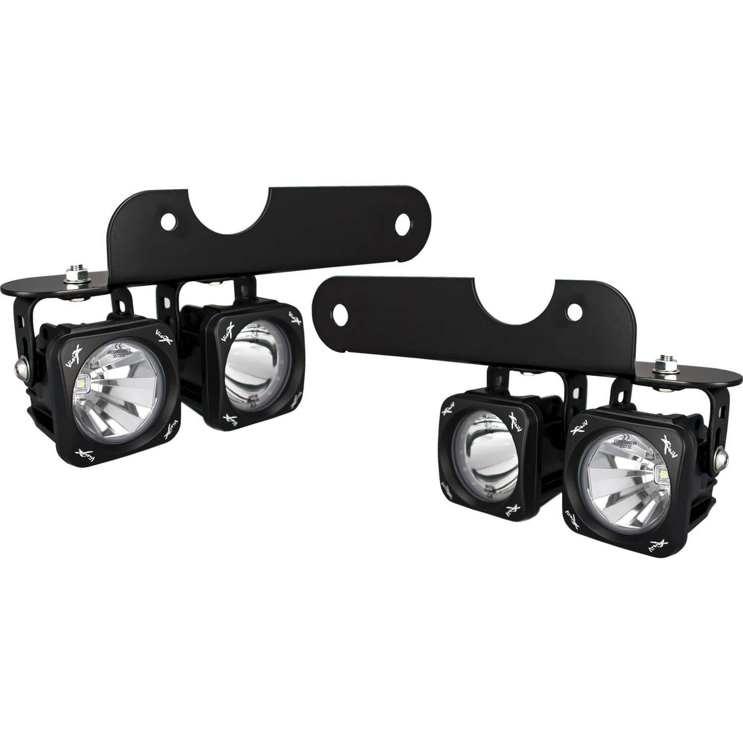 2017-2020 Ford Raptor LED Halo Fog Light Kit (Mixed Beam Optimus Lights)