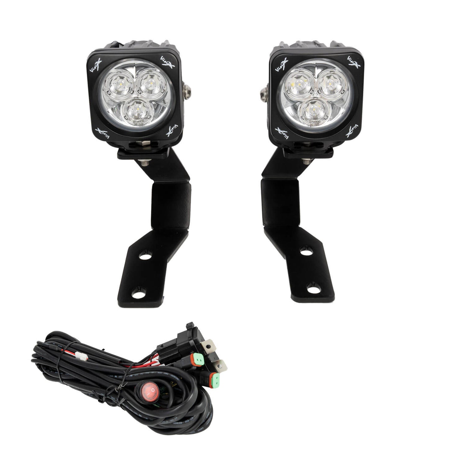 2019+ Ford Ranger A-Pillar Mounts With 20 WATT Mini Cannon