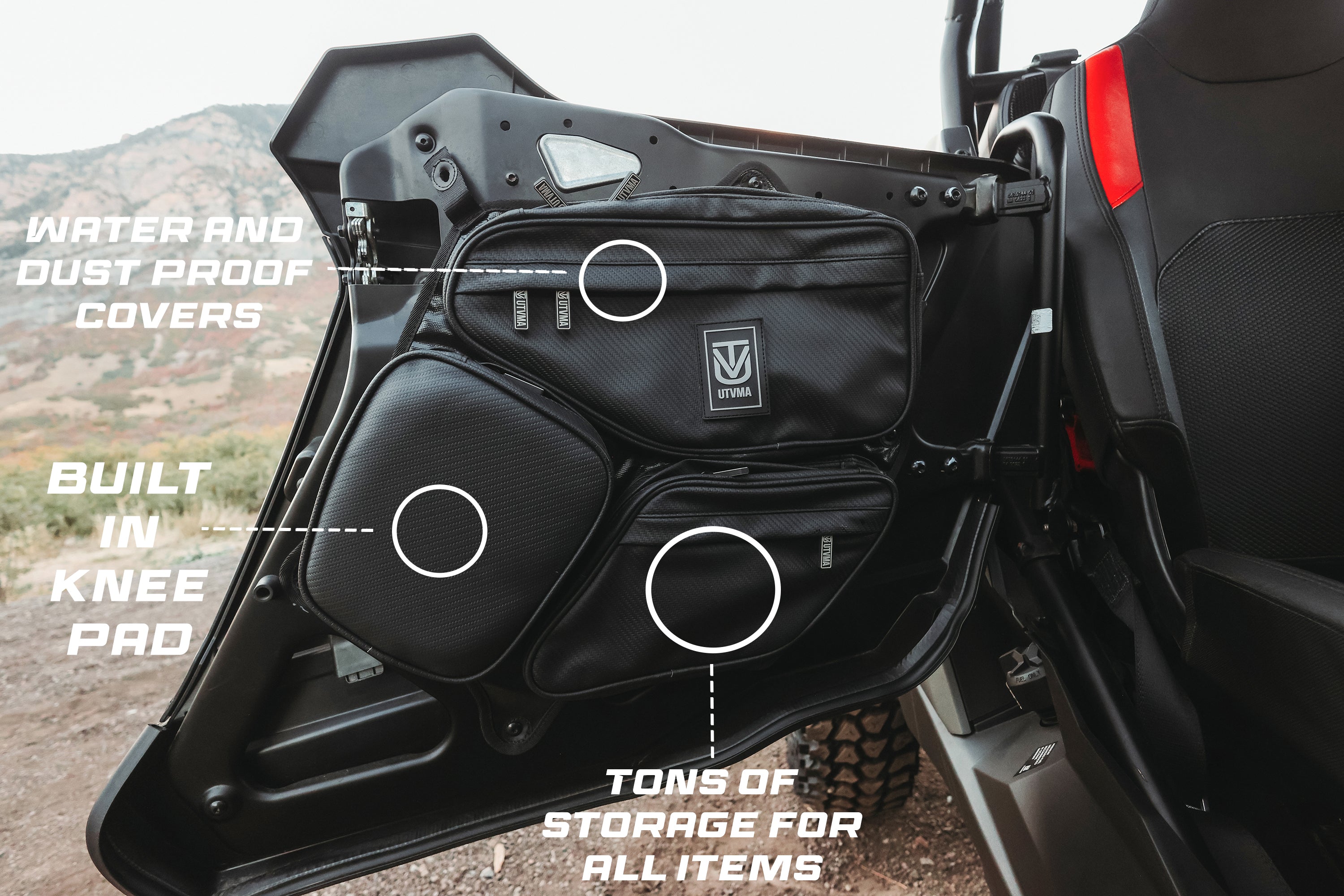 RZR 1000 Rear Door Bag Set (2024+)