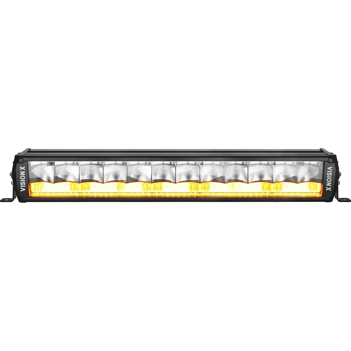 20" Shocker Dual Action LED Light Bar | Race Amber Elliptical