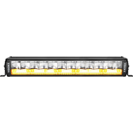 20" Shocker Dual Action LED Light Bar | Race Amber Elliptical