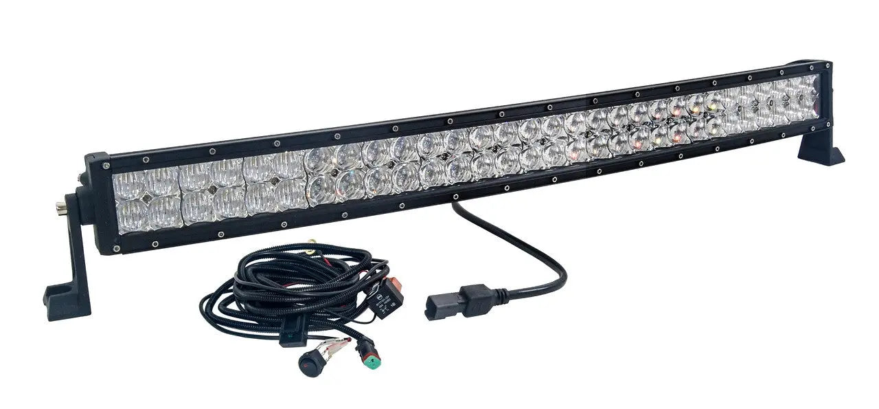 Curved 30" Sport Double Row LED Light Bar - safesled