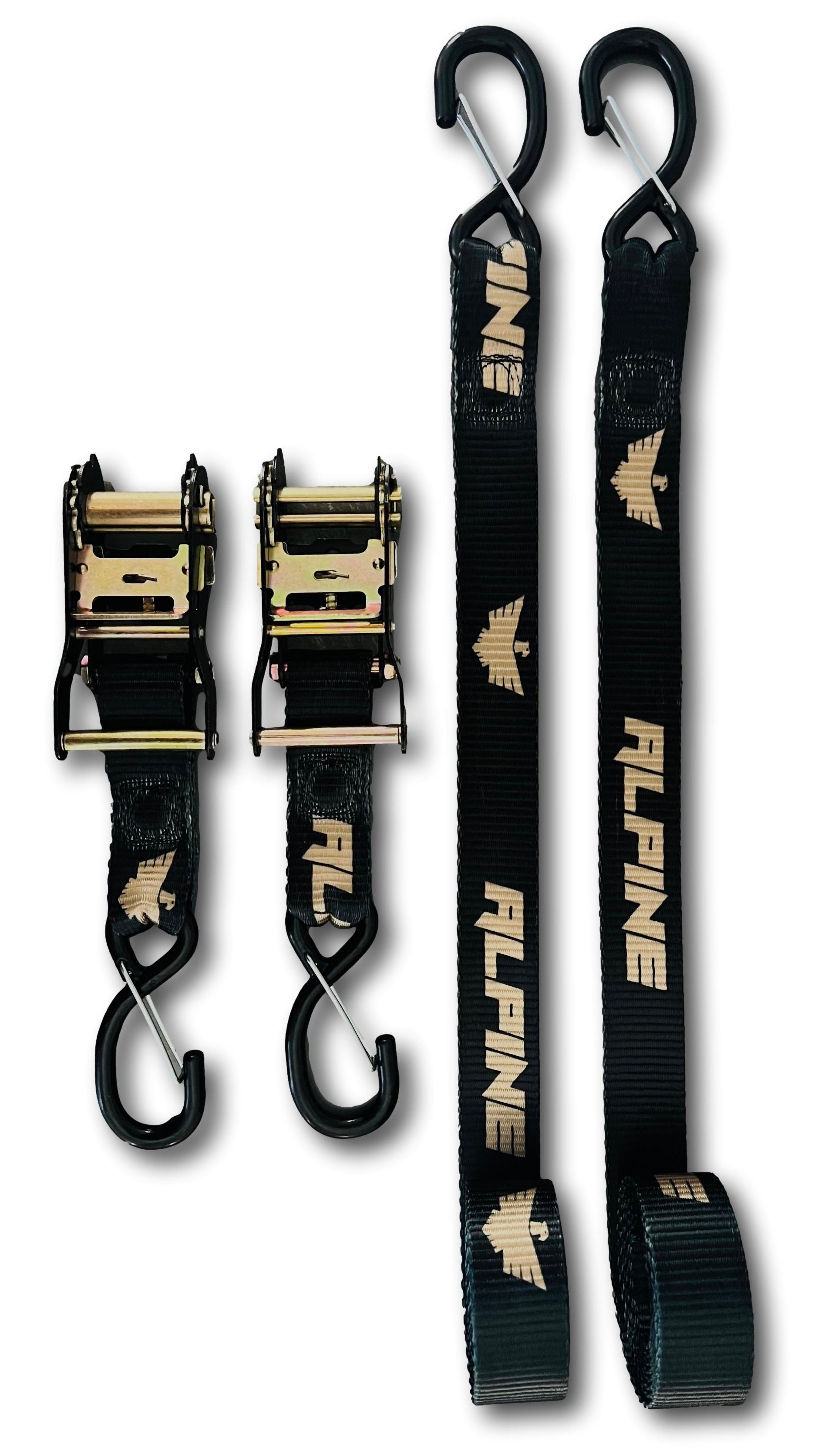 Gold Universal Tie Downs (Pair) Alpine Offroad