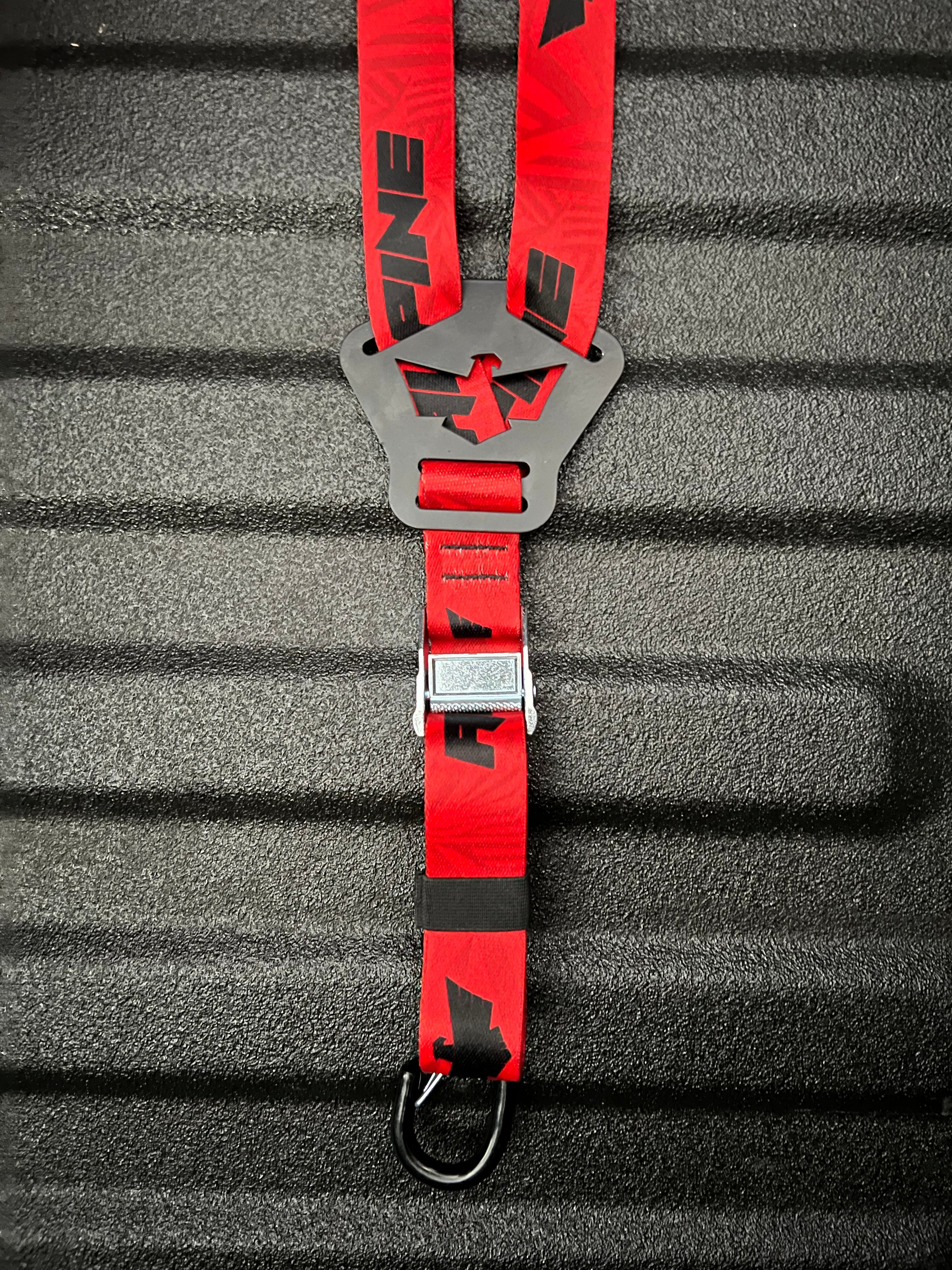Dual Y Fuel Jug Strap- Red Dazzle Alpine Offroad