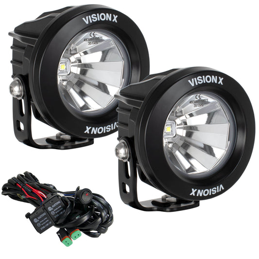 3.7" Optimus Round 60º Beam LED Light Kit