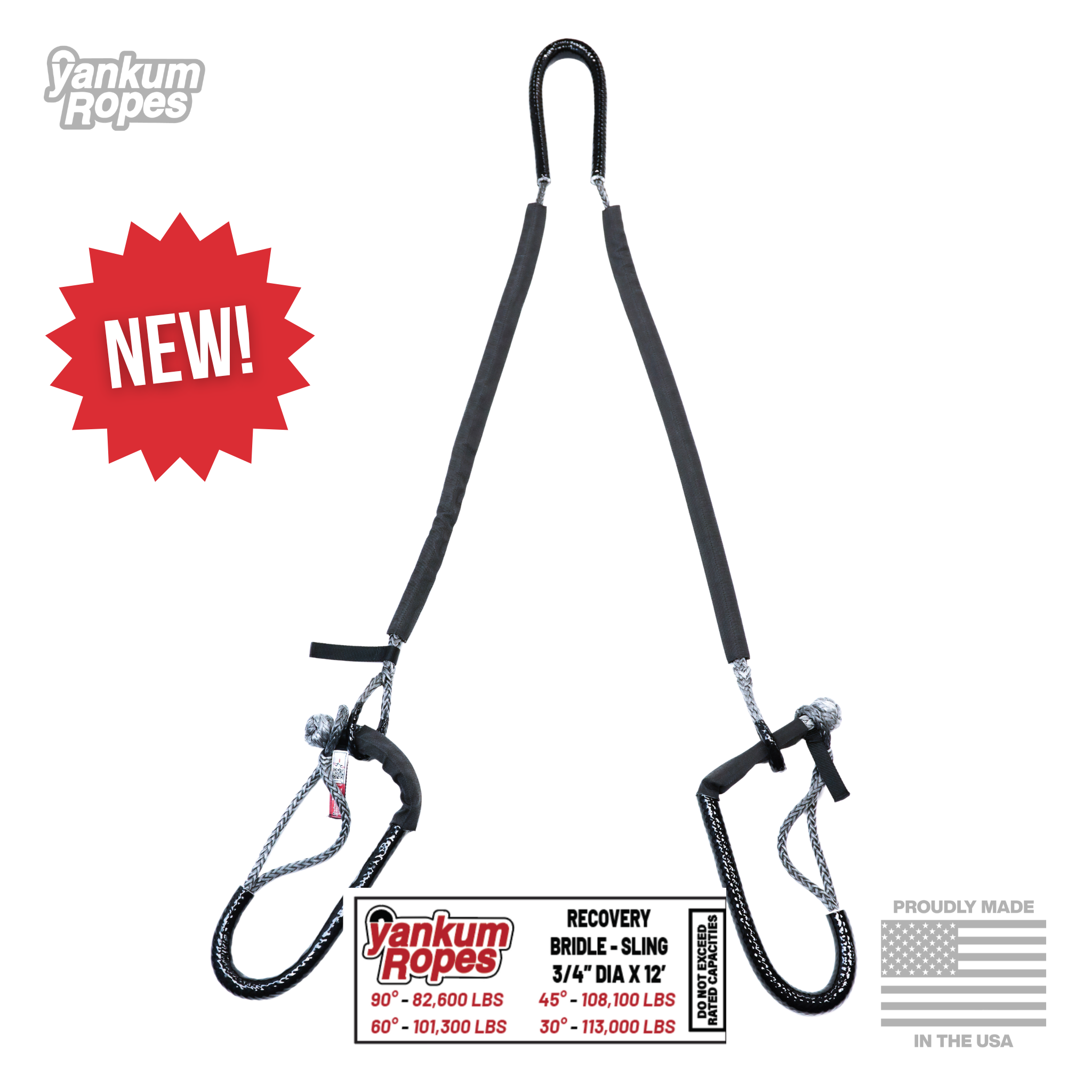 Heavy Duty Static Bridle Yankum Ropes
