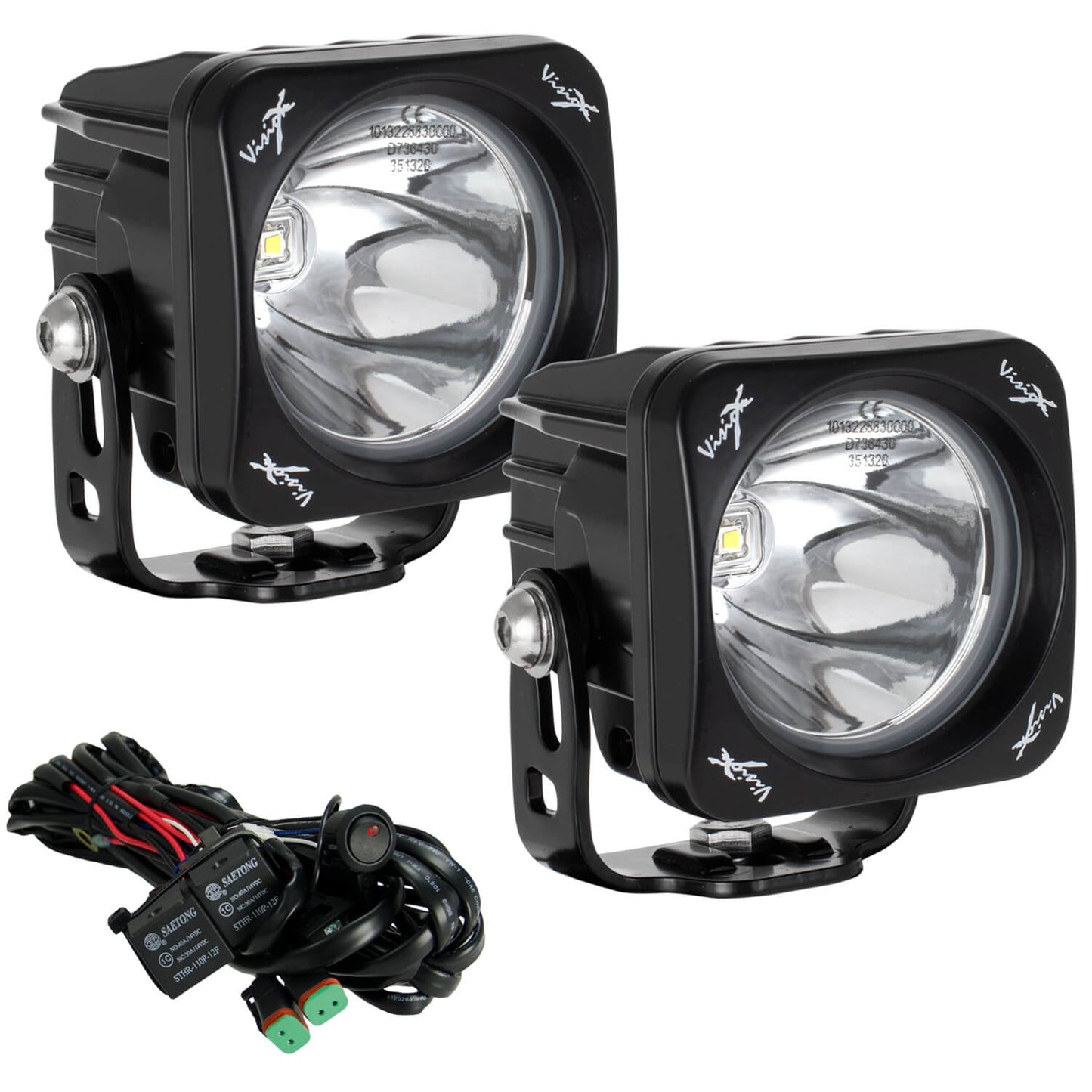 3" Optimus Square 10º Beam LED Light Kit