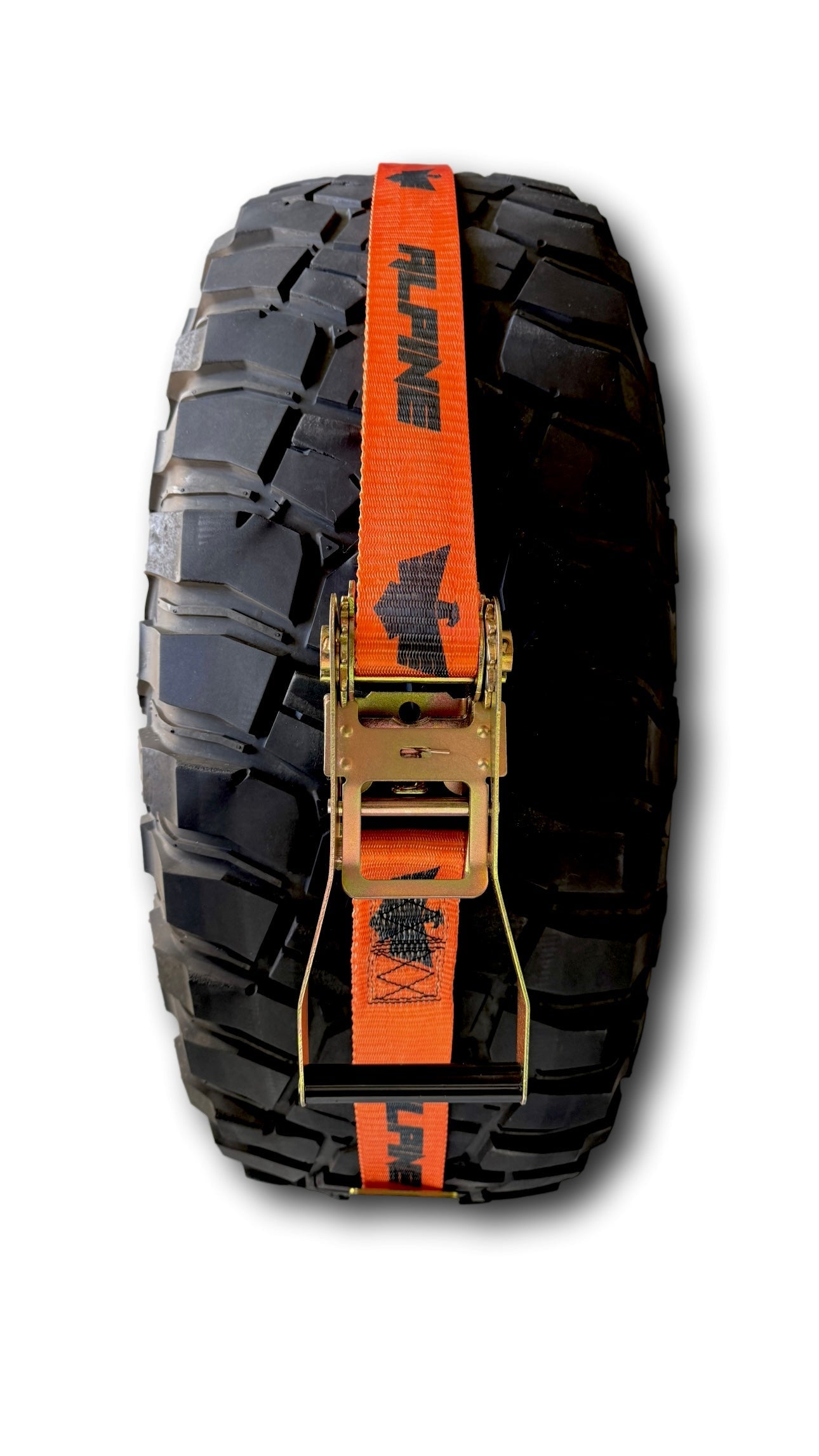 Alpine Orange Tire Tie Down (Single Strap) Alpine Offroad