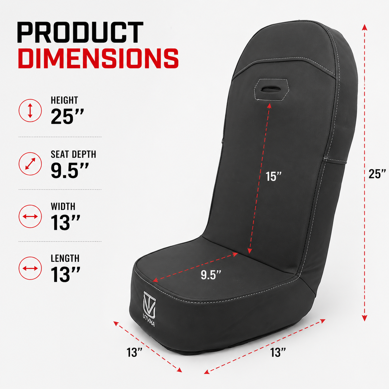 Yamaha Wolverine X2/X4 Bump Seat (2018+) / RMAX 2/4 Front Bump Seat (2021-2024) / Yamaha Wolverine RMAX 4 Compact (2025+)