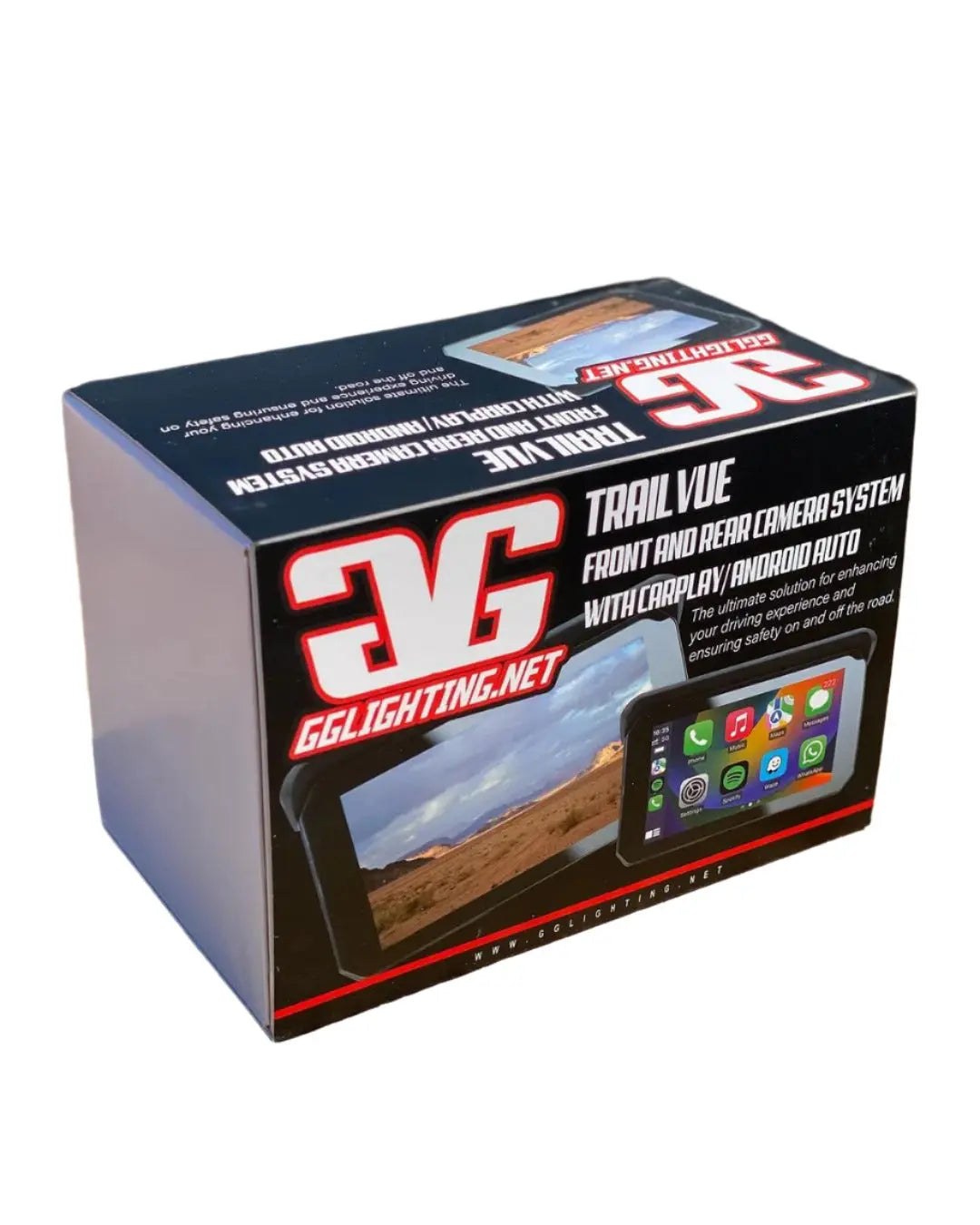 TrailVue Front and Rear Camera System with Carplay/Android Auto - safesled