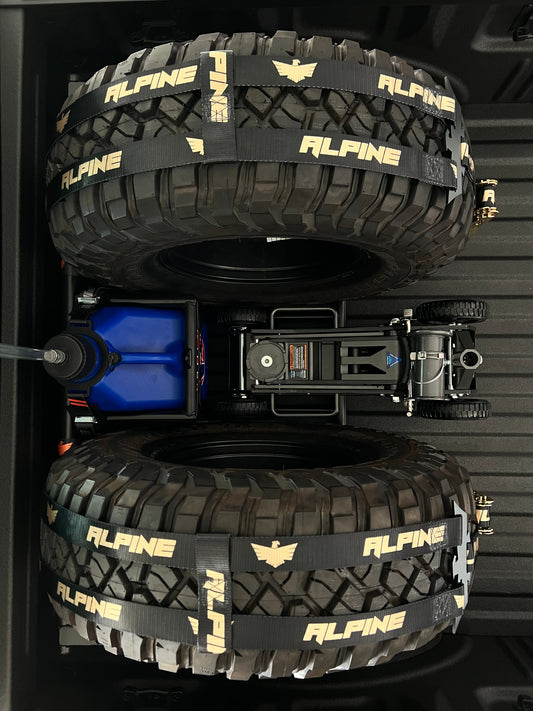 Alpine Double Eagle Straps- Gold and Black (single strap)