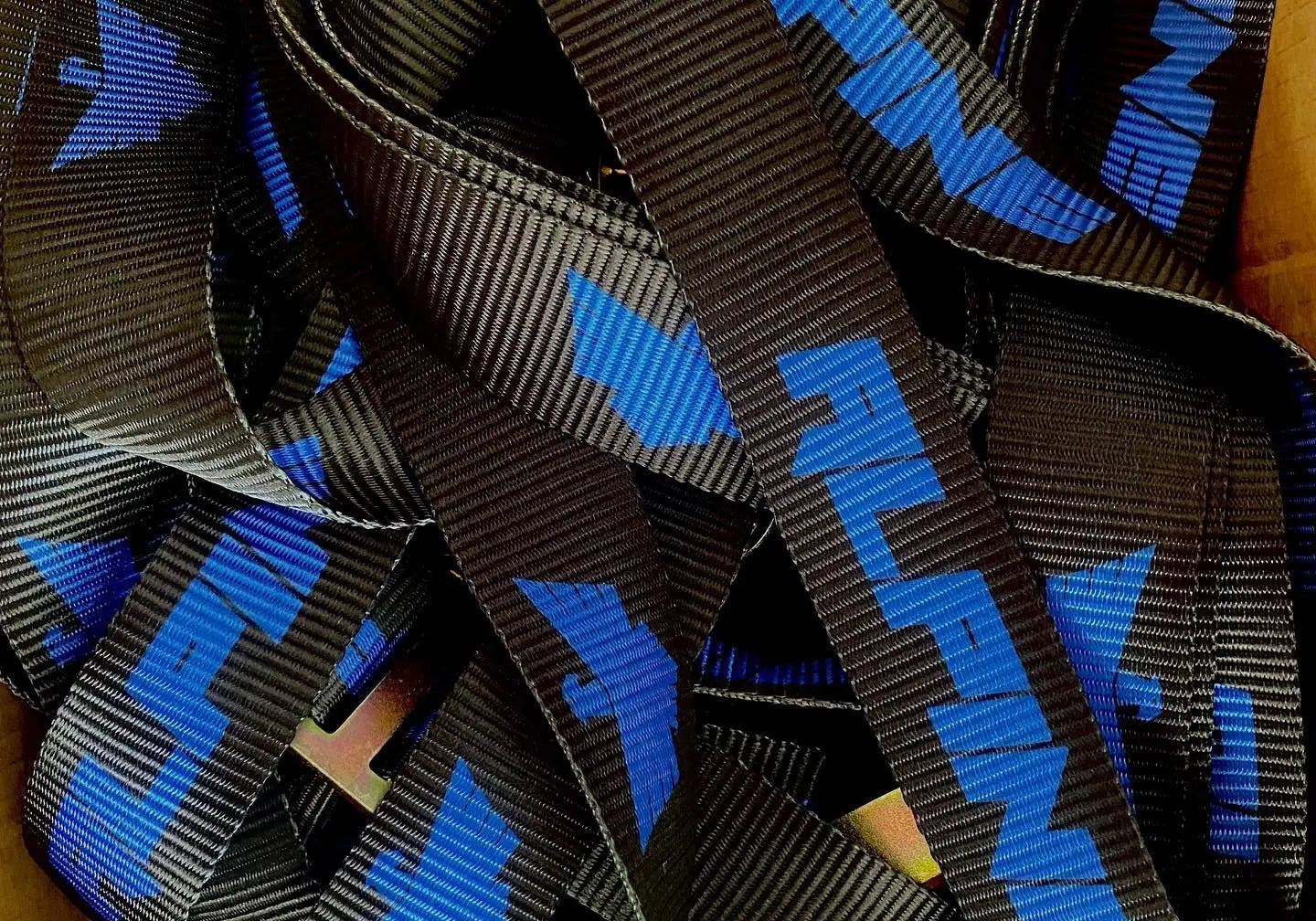 2" Blue and Black Y Strap Alpine Offroad