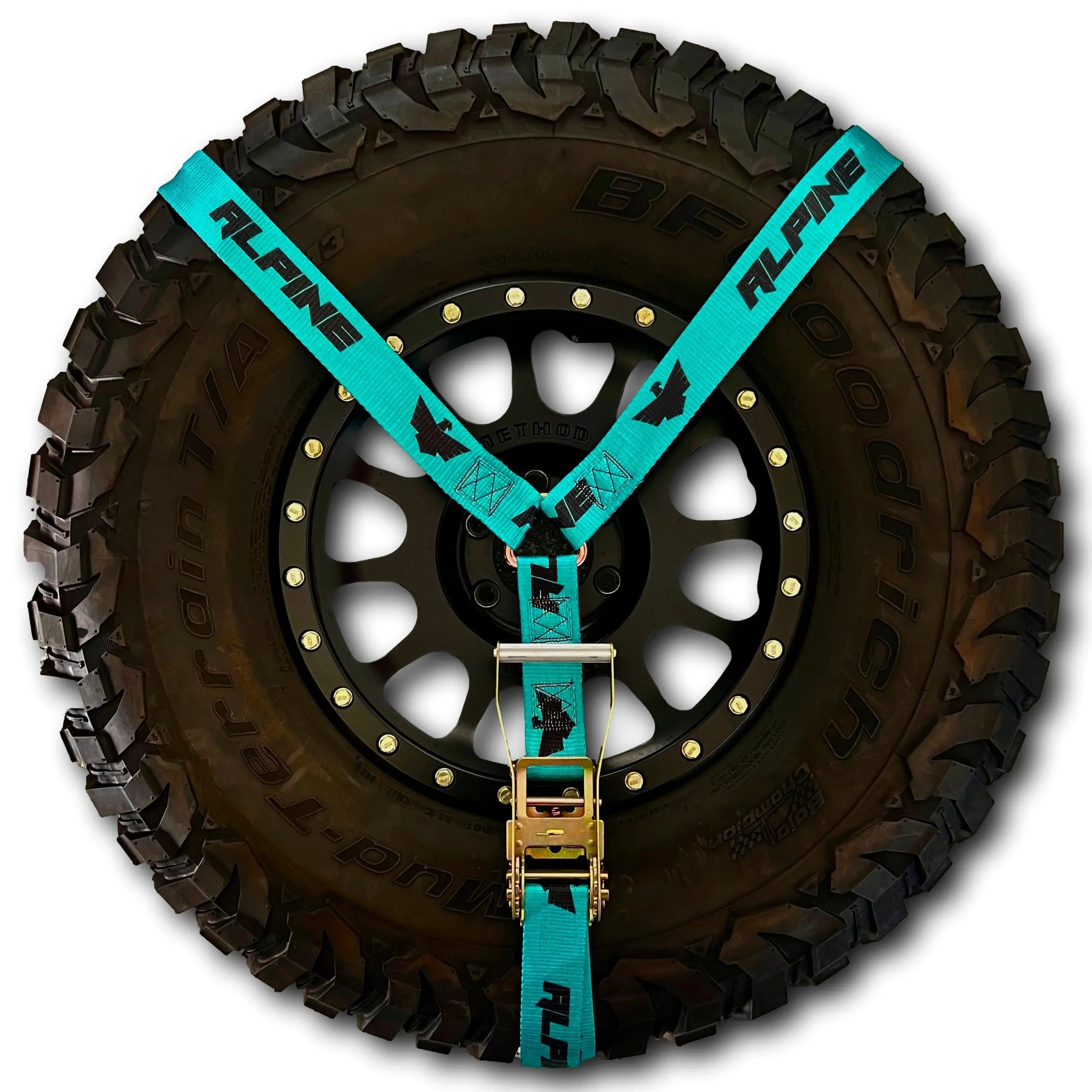 2" Teal Y Strap Alpine Offroad