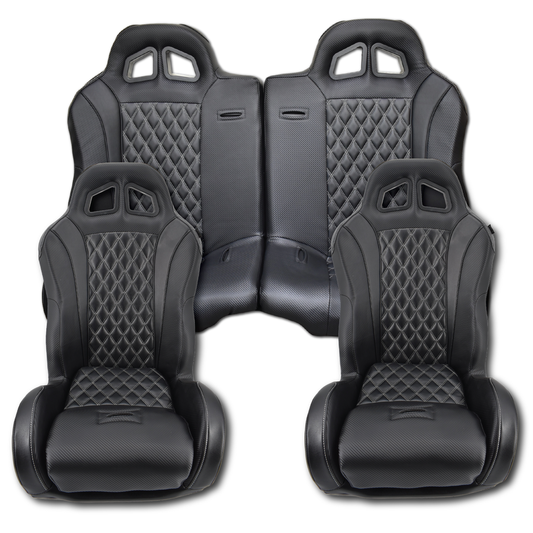 Aces Racing - 2024+ Polaris XP Bench Seat and Bucket Seat Combo