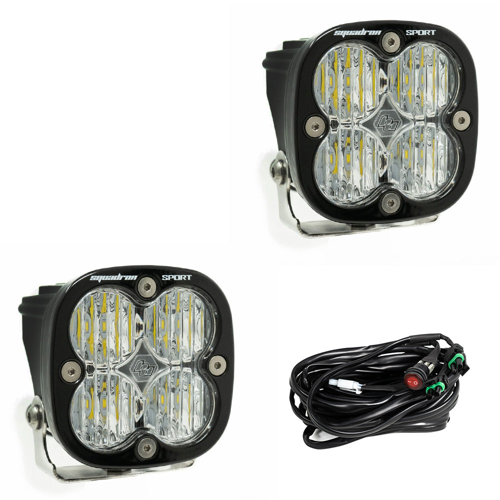 Baja Designs Squadron Sport LED Auxiliary Light Pod Pair | Universal