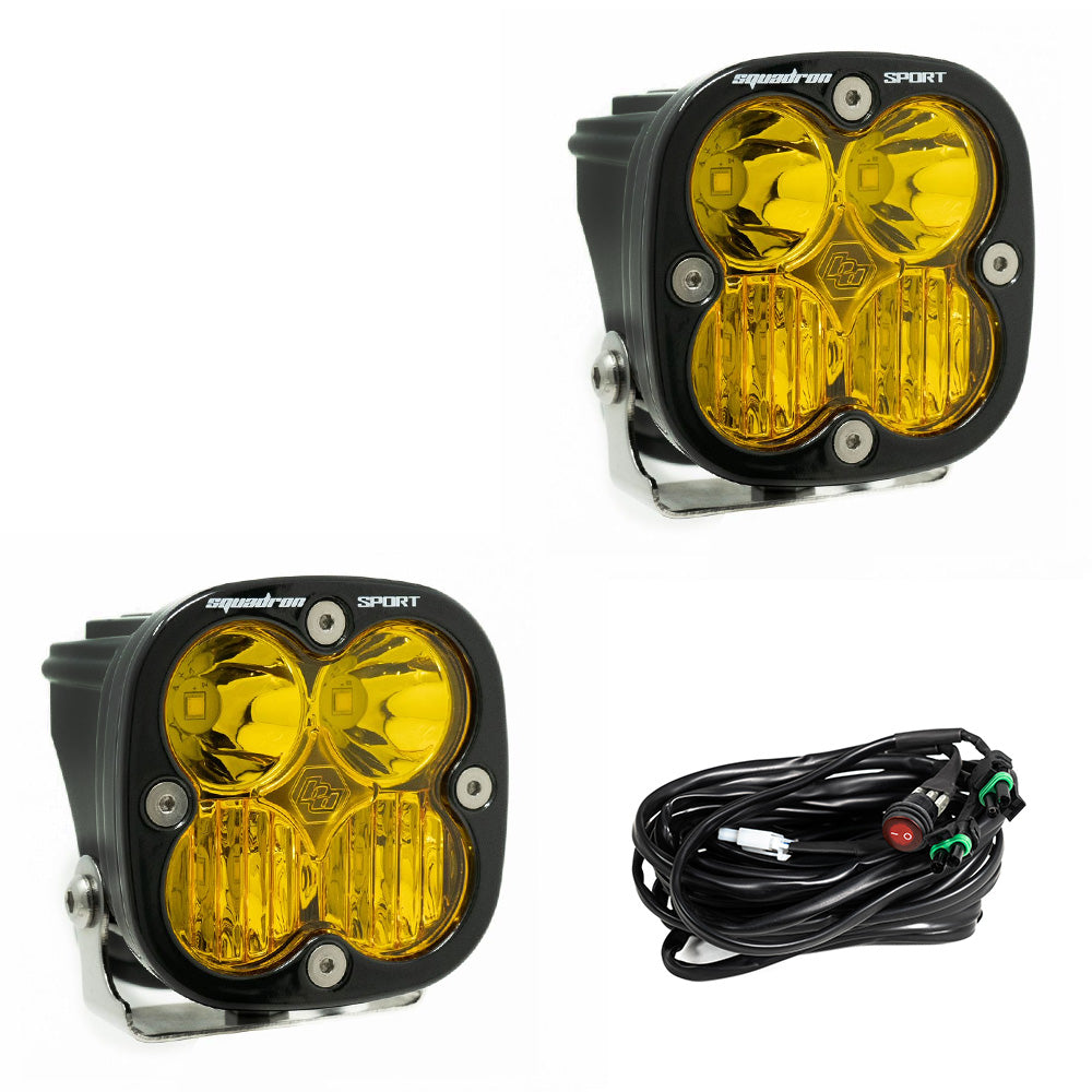 Baja Designs Squadron Sport LED Auxiliary Light Pod Pair | Universal