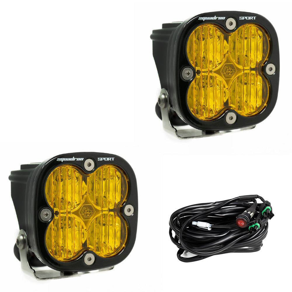 Baja Designs Squadron Sport LED Auxiliary Light Pod Pair | Universal