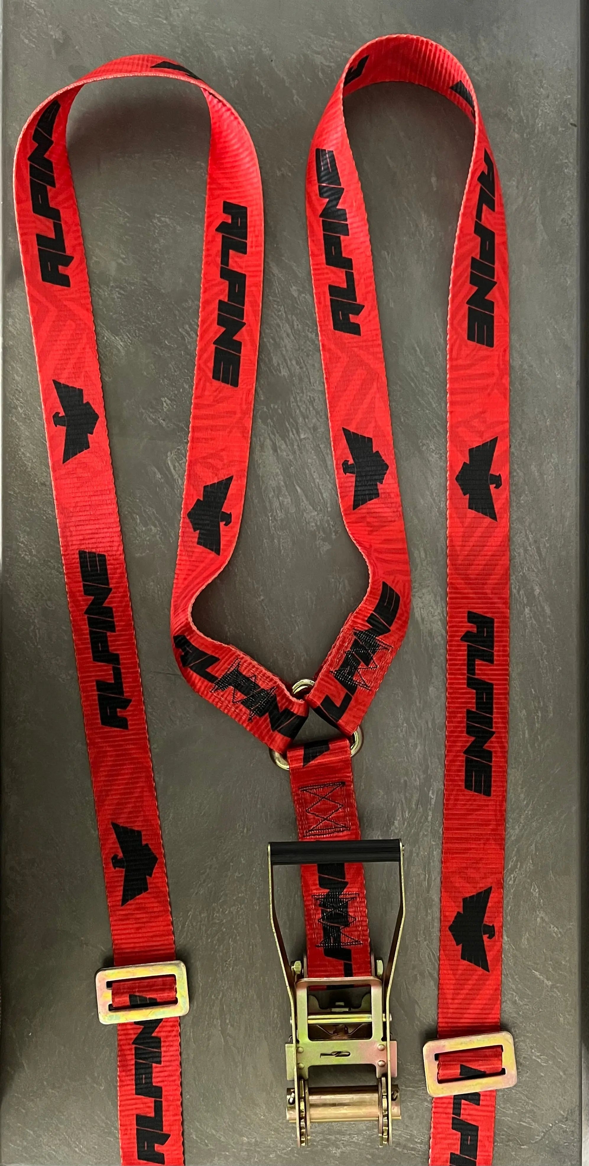 2" Red Dazzle Y Strap Alpine Offroad
