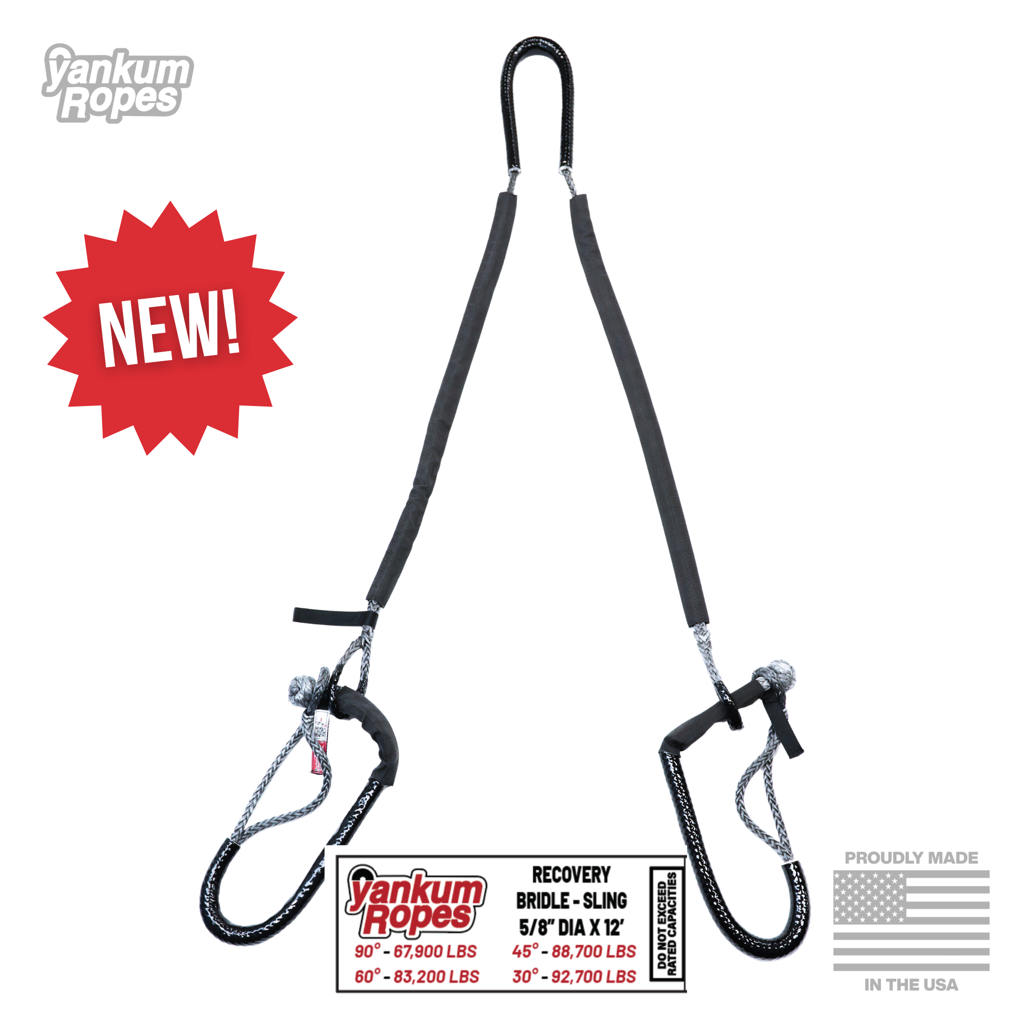 Heavy Duty Static Bridle Yankum Ropes