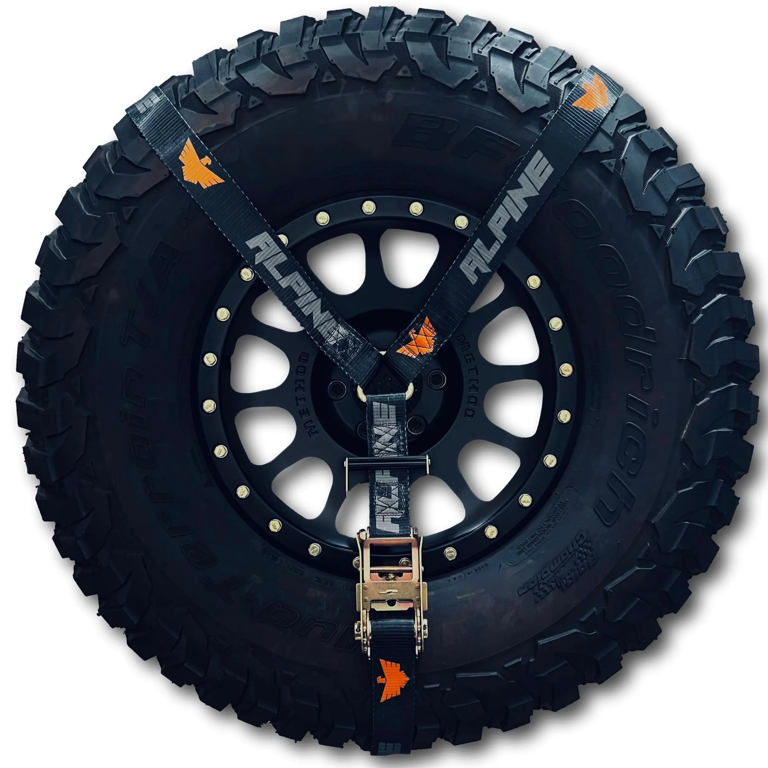 2" Black OG Y Strap Alpine Offroad