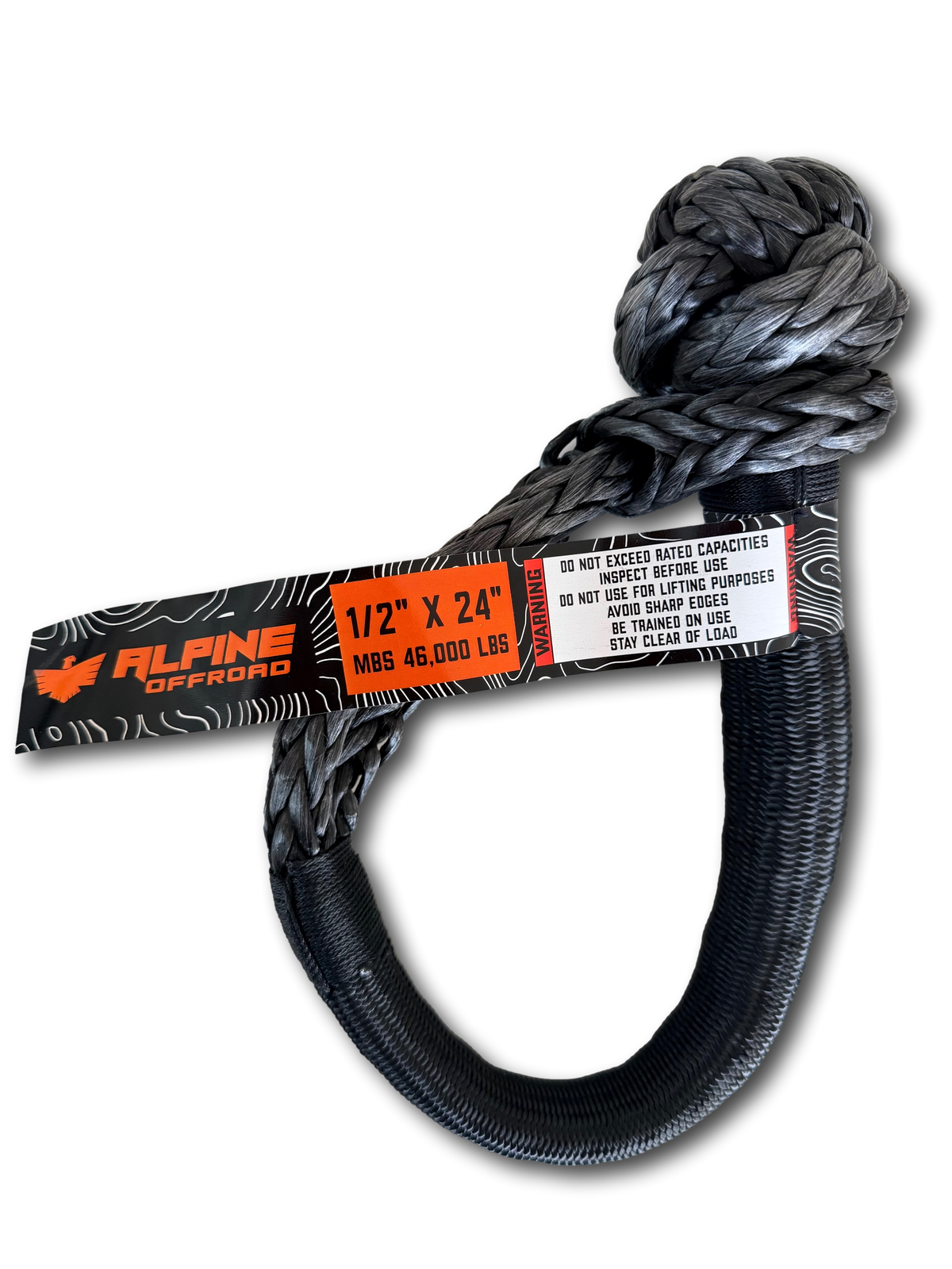 46,000 lbs Synthetic Soft Shackle with Storage bag