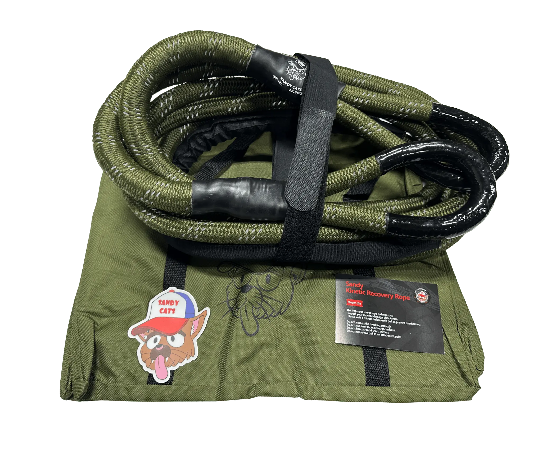 Kinetic-X Recovery Rope SandyCats