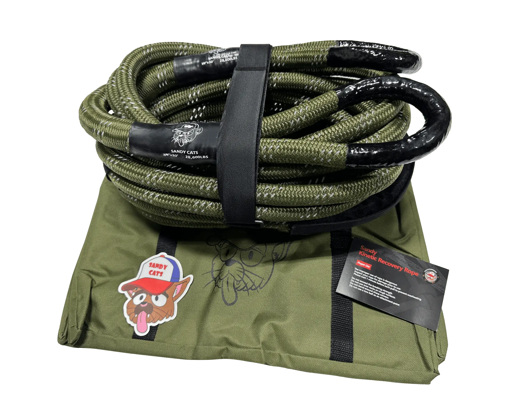 Kinetic-X Recovery Rope SandyCats