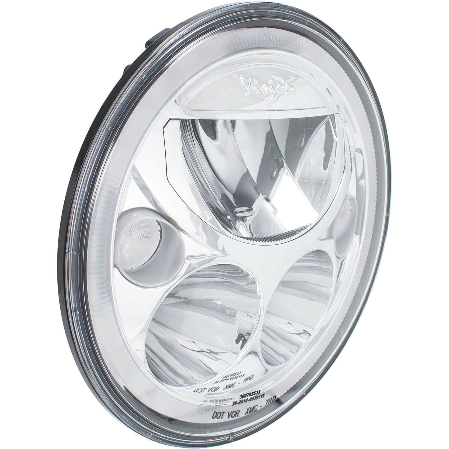 Single 7" Round VX Headlight (with Low-High-Halo)