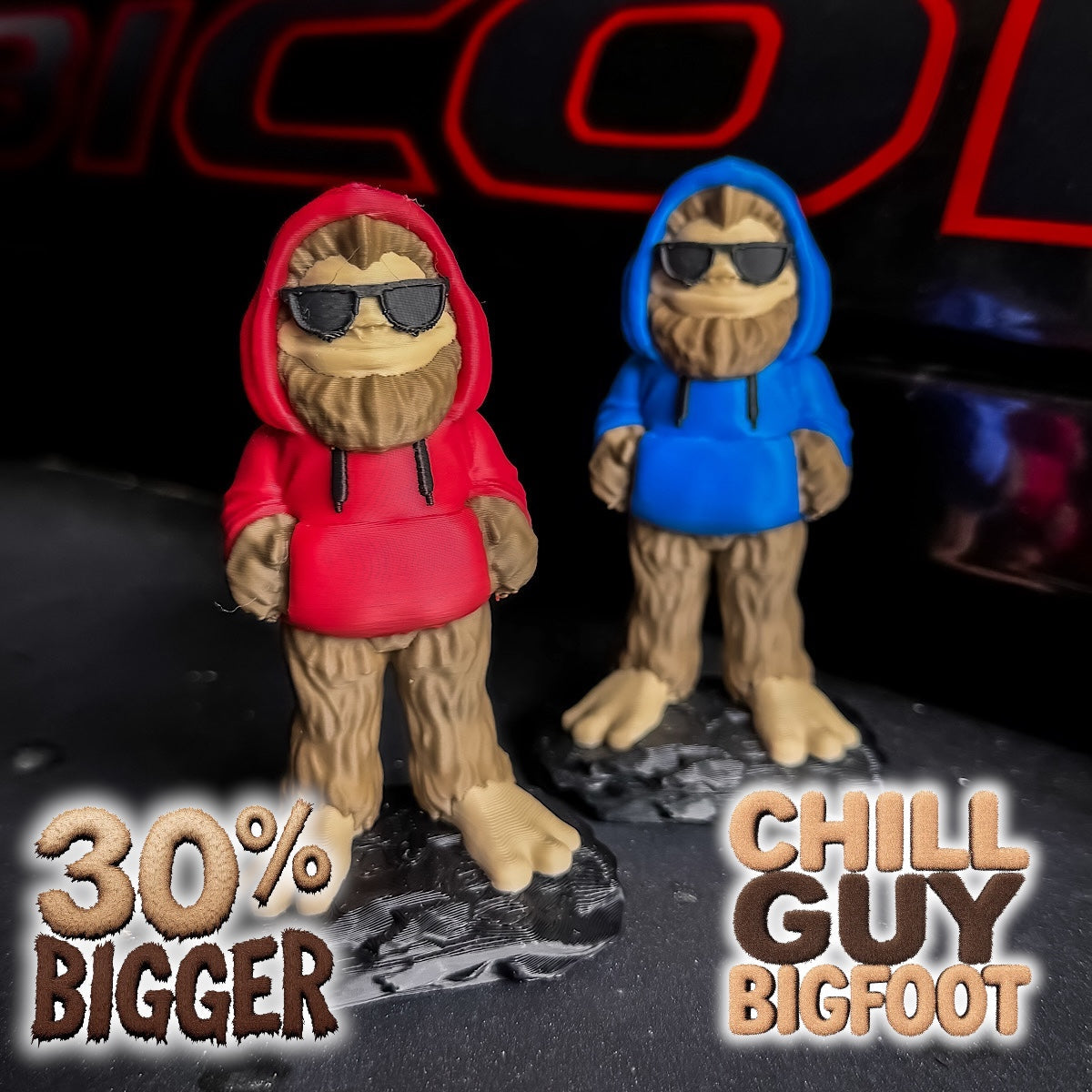 Chill Guy Bigfoot- DeskMate
