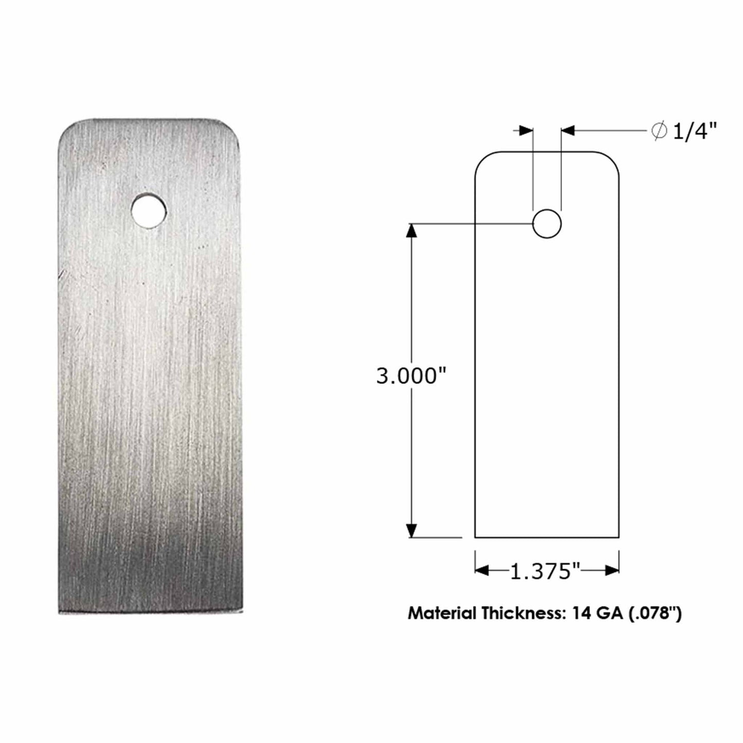 1/4"ID x 1-1/4"OD Fender Washers