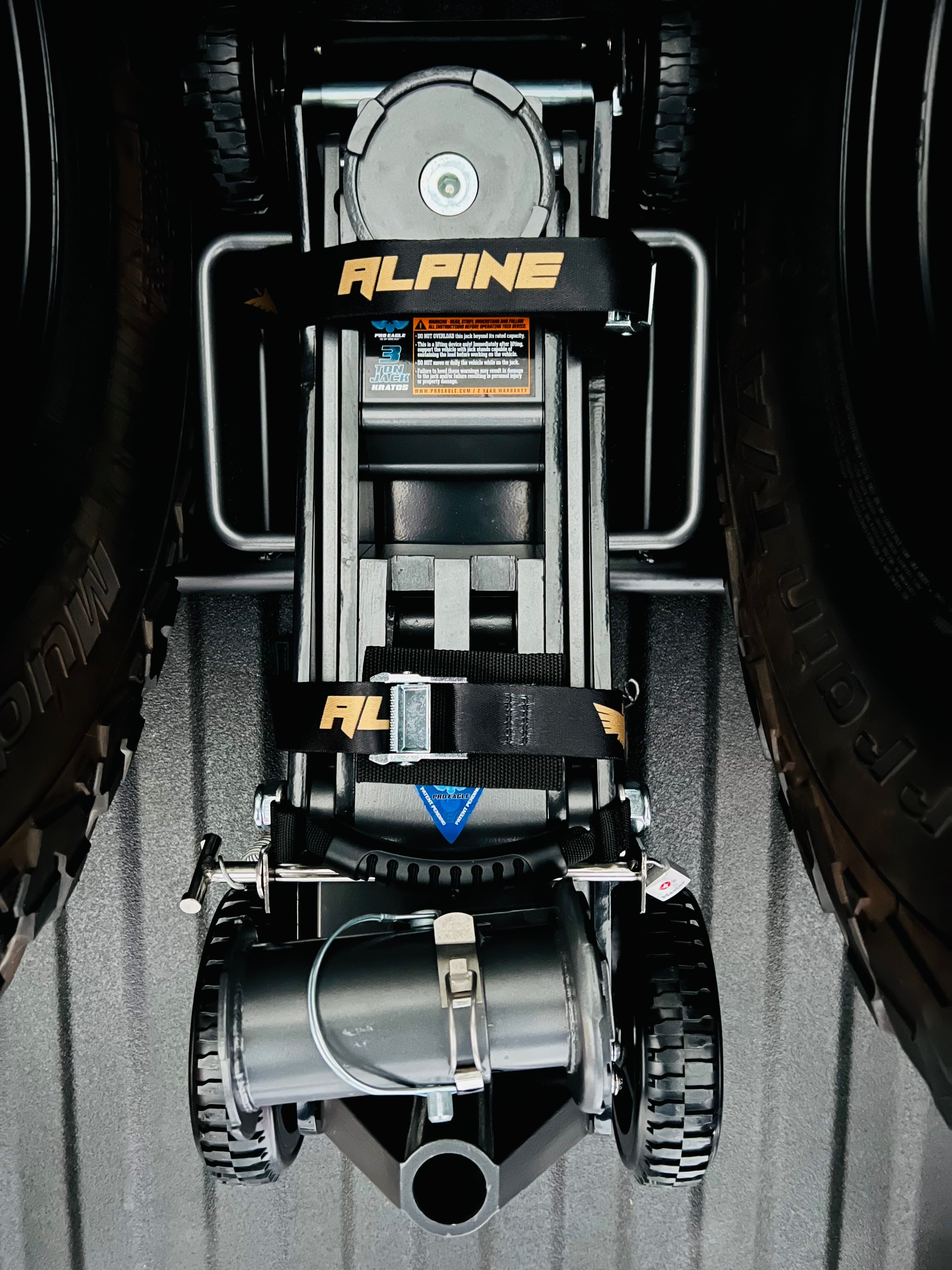 Jack Straps(Pair)- Gold Alpine Offroad