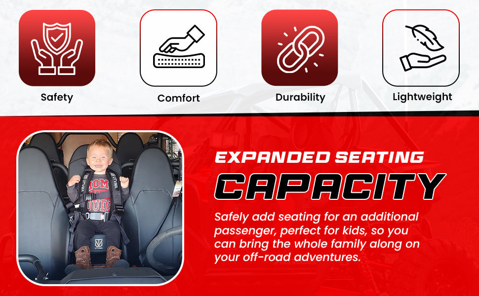 RZR 2 PRO S Bump Seat (2025+)