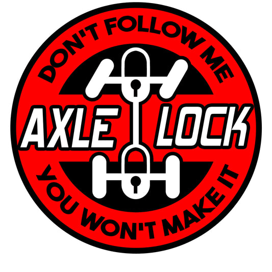 AXLE LOCK Decal