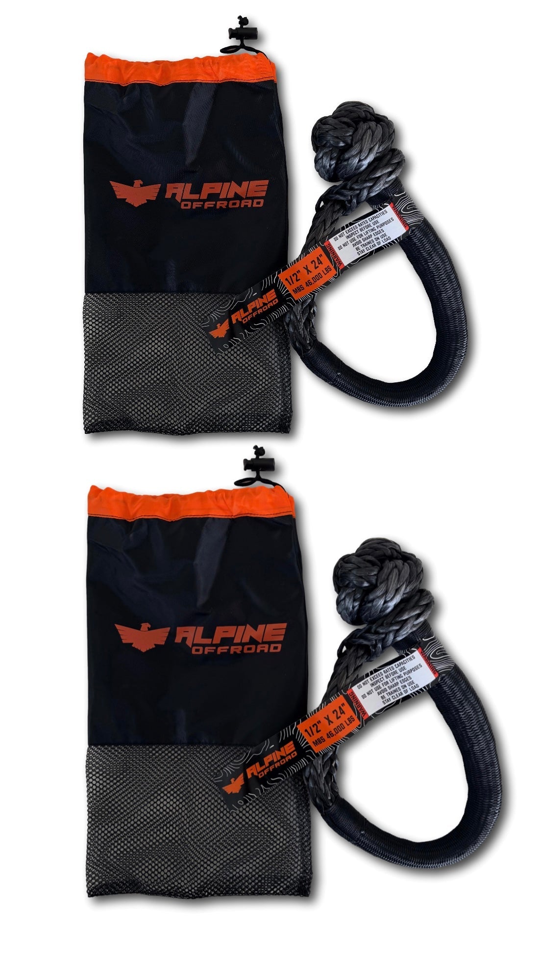 46,000 lbs Synthetic Soft Shackle with Storage bag