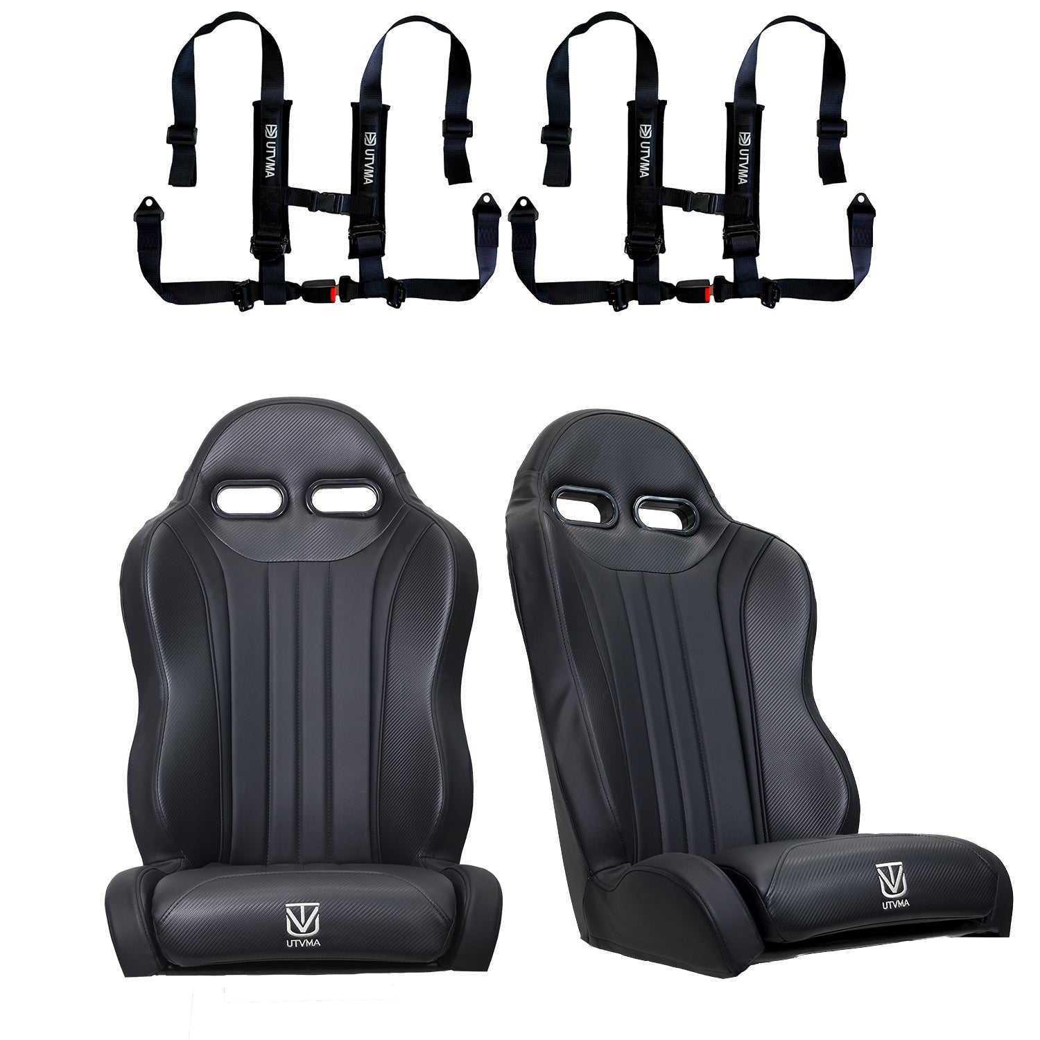"Weekender" Series Pair of Front Suspension Bucket Seats Maverick X3 2 or 4 Seater (2017+)