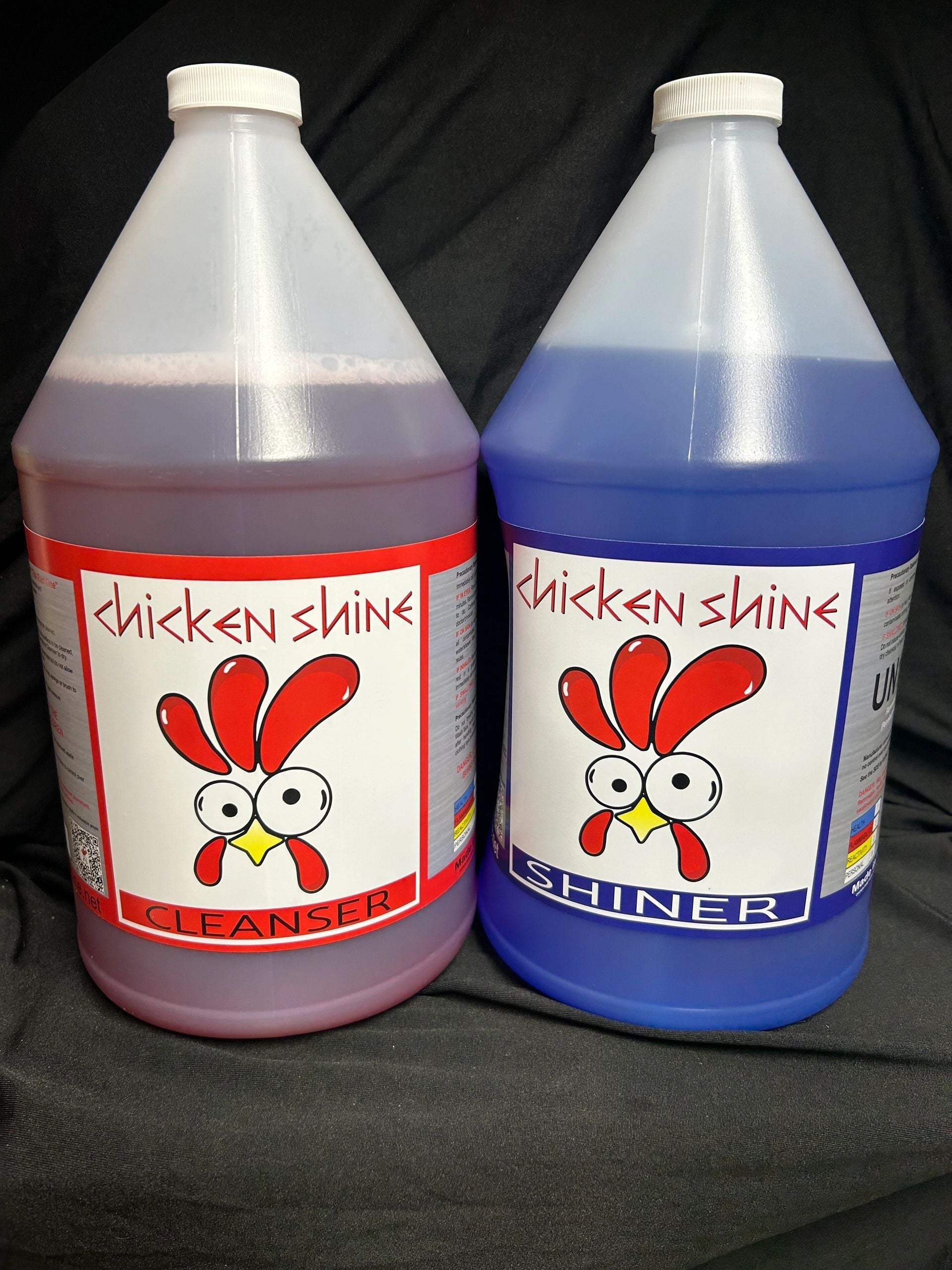 Chicken Shine Cleanser and Shiner Gallon Combo