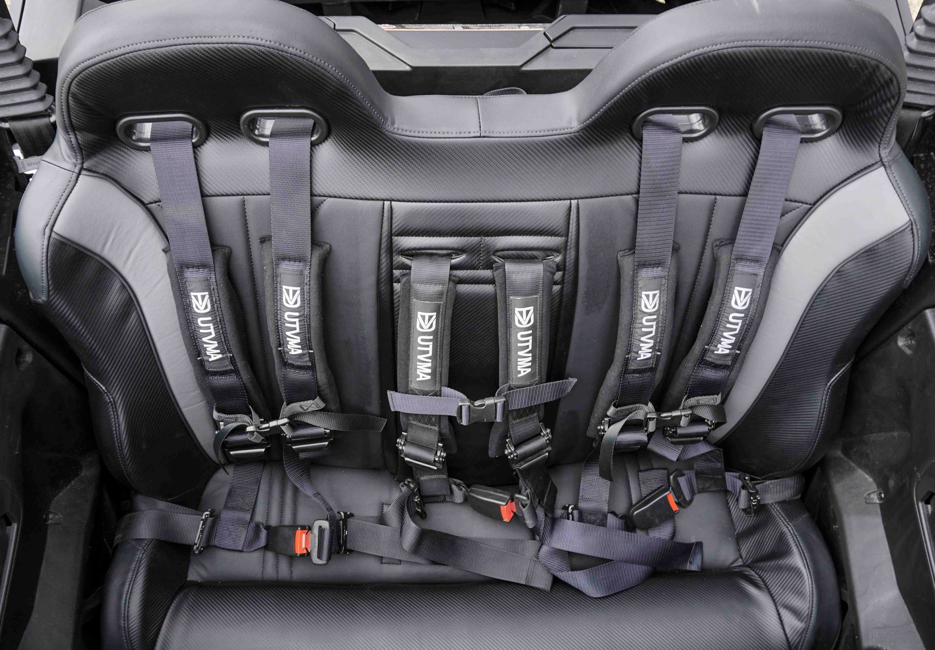 Maverick Sport Max Rear Bench with Harnesses (2019+)
