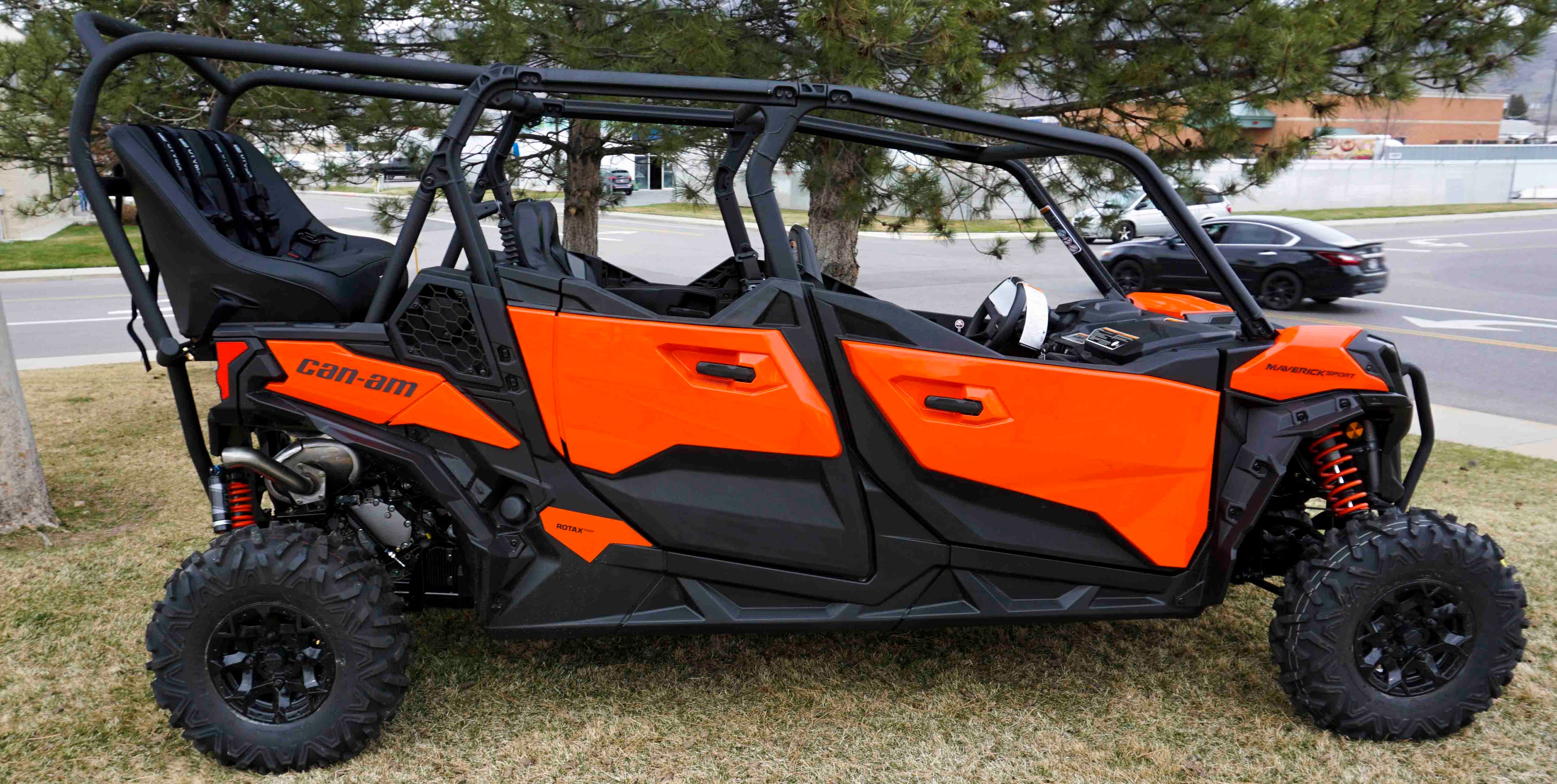 Maverick Sport / Maverick Sport Max Rear Bench and Roll Cage Kit (2018-2026)