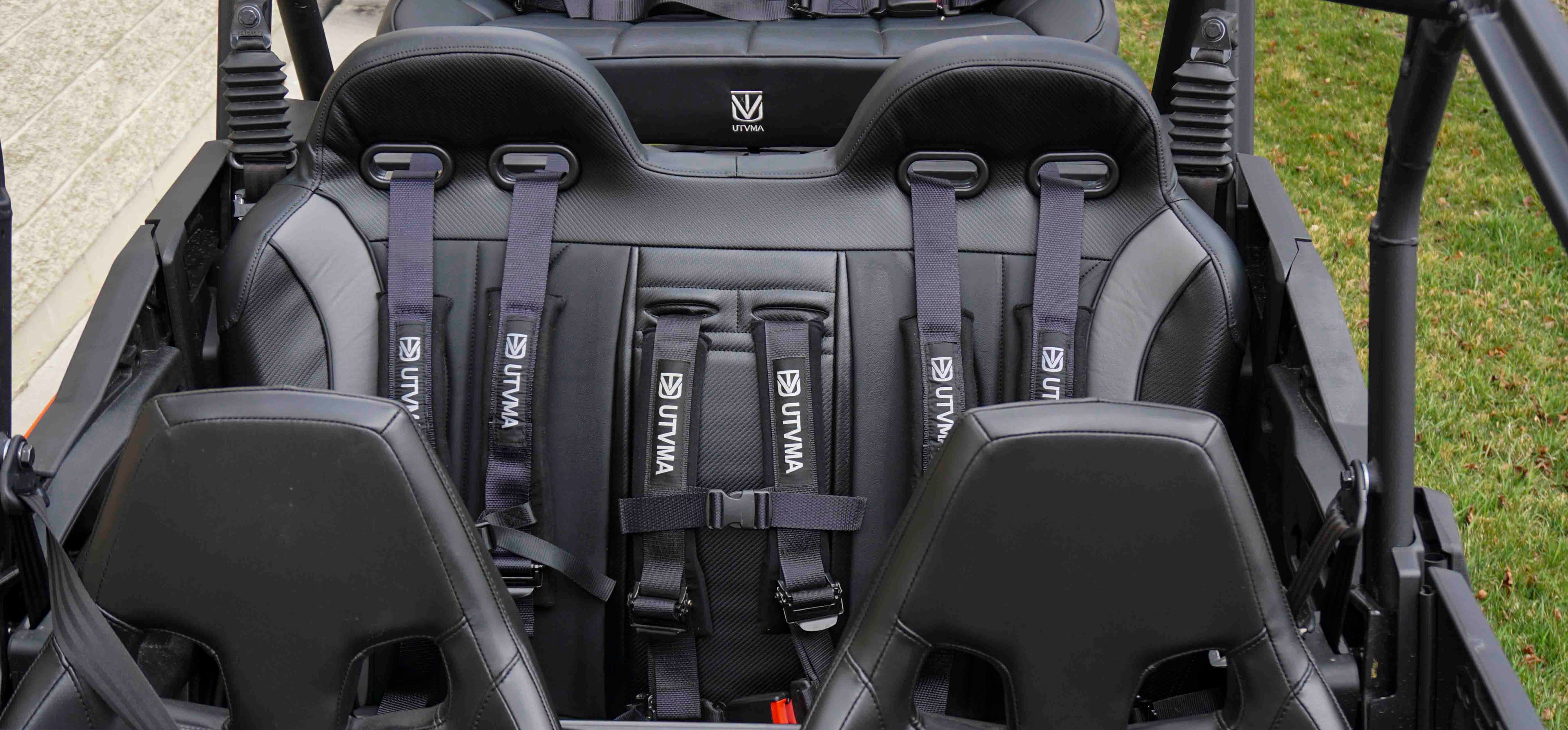 Maverick Sport Max Rear Bench with Harnesses (2019+)