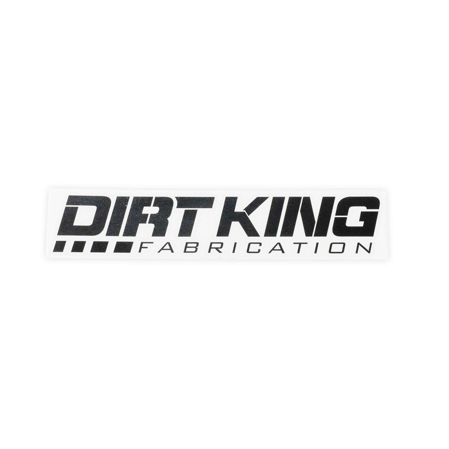 12" Die Cut Logo Sticker (Black)
