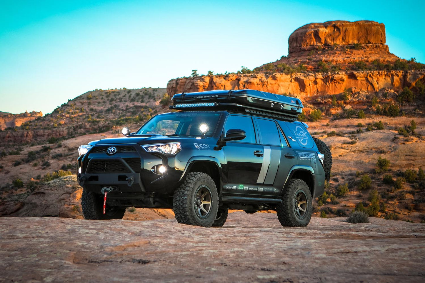 2010-2023 Toyota 4-Runner A-Pillar Mounts 3.7" CG2 Light Cannons