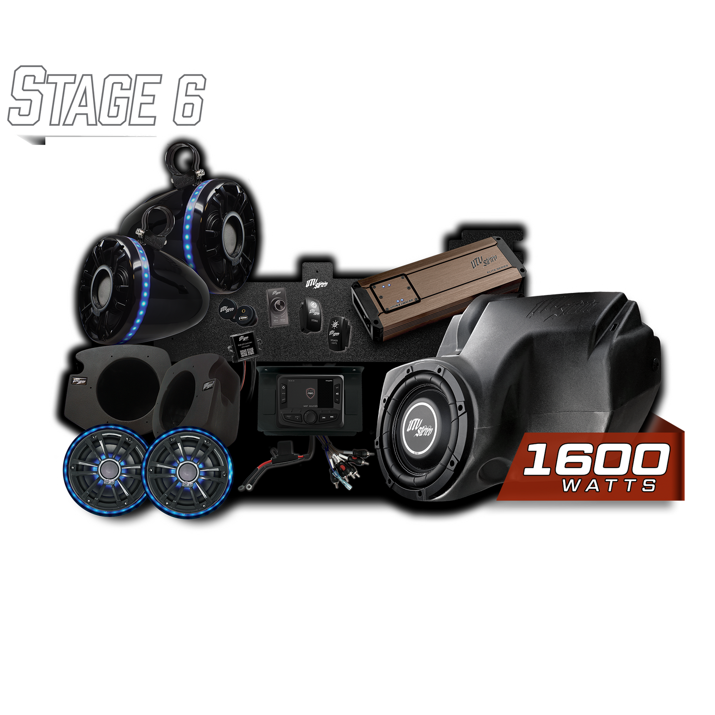 RZRยฎ Elite Series Stage 6 Stereo Kit | UTVS-RZR-S6-E