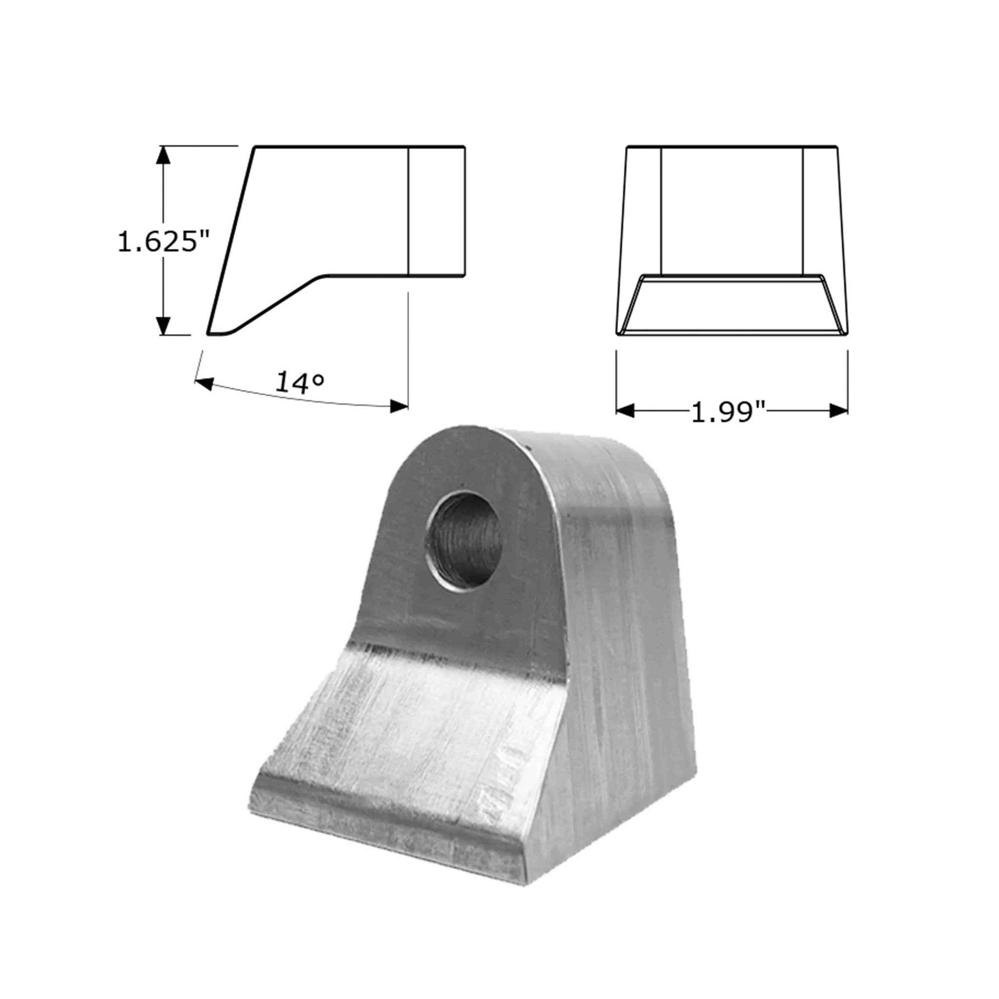 Limit Strap Clevis Mount