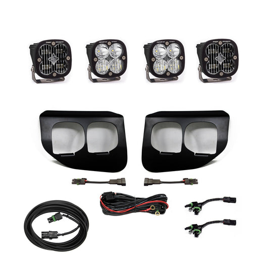 Baja Designs Squadron SAE/Sport Fog Pocket Light Kit | 2020-22 Ford F-250/350